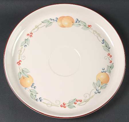 Abundance (Corelle) Chip Bowl/Plate for Chip & Dip Set