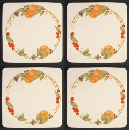Abundance (Corelle) Square Stove Cover - Set of 4