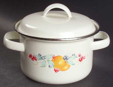 Abundance (Corelle) 1.25 Quart Metal Covered Casserole