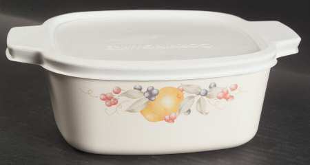 Abundance (Corelle) 1.5 Quart Square Casserole with Lid
