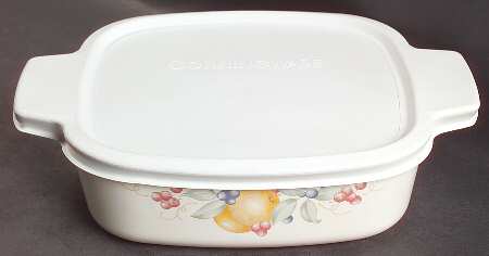 Abundance (Corelle) 1 Quart Square Casserole with Lid