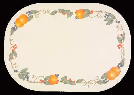Abundance (Corelle) Cork Back Hot Mat by Corning Corelle