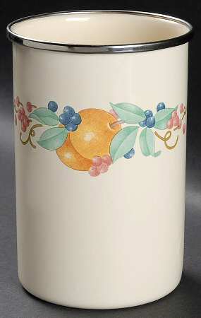 Abundance (Corelle) Metal Utensil Holder by Corning Corelle
