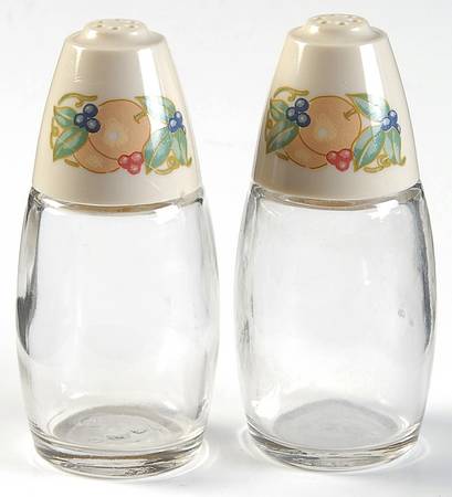 Abundance (Corelle) Glassware Salt and Pepper Set by Corning Corelle