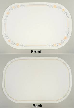 Apricot Grove (Corelle) Reversible Vinyl Placemat
