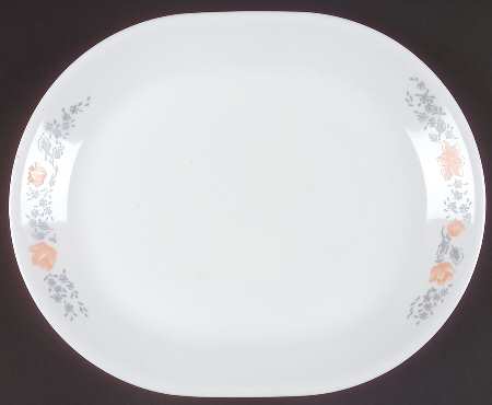 Apricot Grove (Corelle) 12" Oval Serving Platter