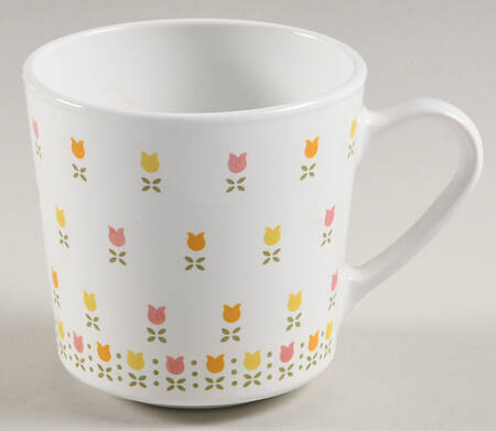 April Tulip Multicolor Flat Cup