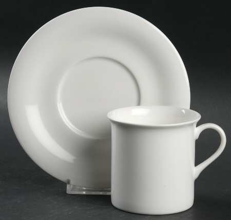 Aspen Flat Cup & Saucer Set