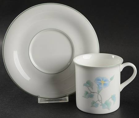 Augusta-Savannah Flat Cup & Saucer Set