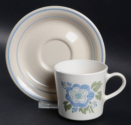Belle Grove Flat Cup & Saucer Set