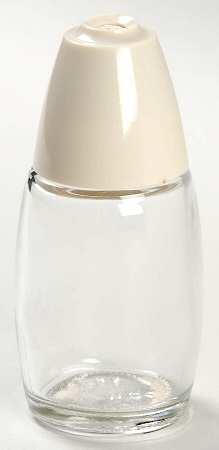 Sandstone (Corelle) Glassware Salt Shaker & Lid
