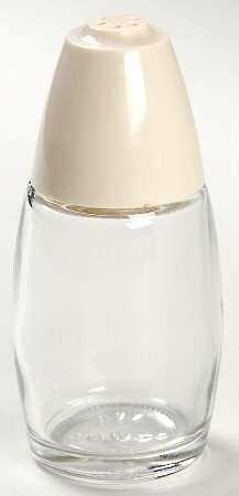 Sandstone (Corelle) Glassware Pepper Shaker & Lid