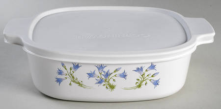 Blue Dusk (Corelle) 2 Quart Square Casserole with Lid