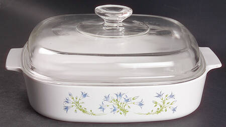 Blue Dusk (Corelle) 2.5 Quart Square Casserole with Lid