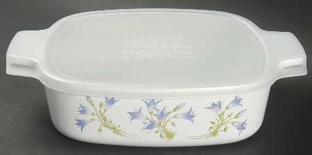 Blue Dusk (Corelle) 1 Quart Square Casserole with Lid