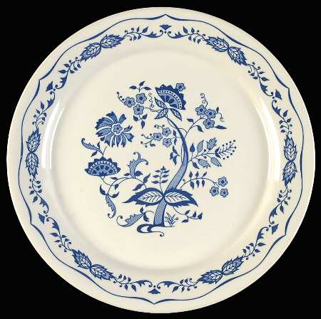 Blue Floral (Corelle) Luncheon Plate