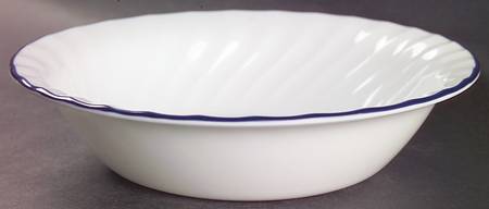 Blue Fleur (Corelle) Coupe Soup Bowl