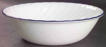 Blue Fleur (Corelle) 8" Round Vegetable Bowl