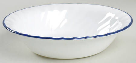 Blue Fleur (Corelle) Coupe Cereal Bowl
