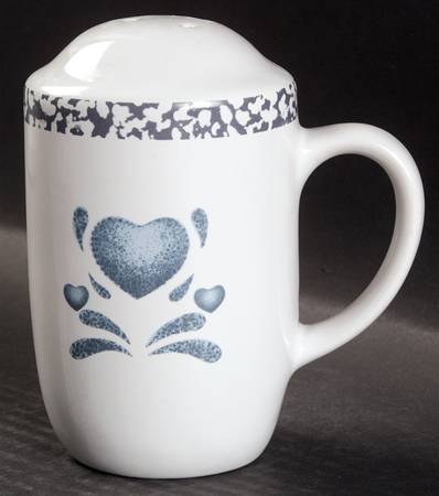 Blue Hearts (Corelle) Stove Top Pepper Shaker