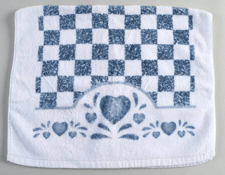 Blue Hearts (Corelle) Cloth Kitchen Towel