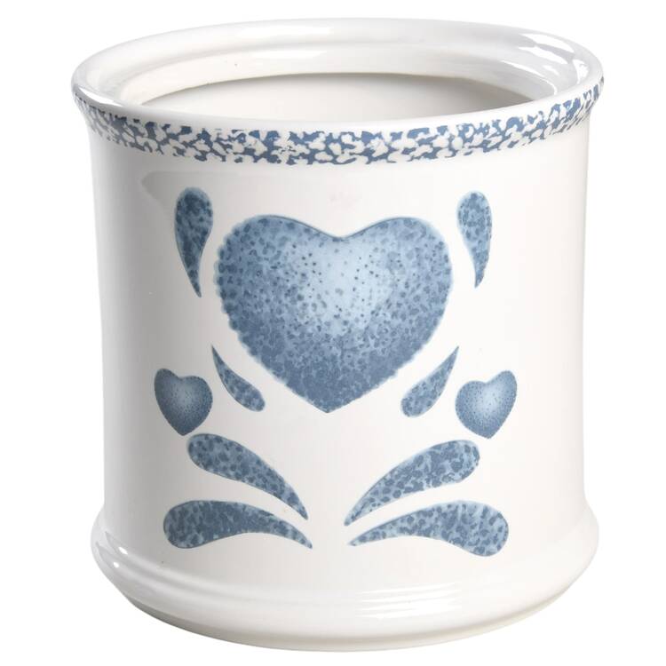 Blue Hearts (Corelle) Extra Large Canister No Lid