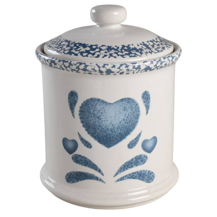 Blue Hearts (Corelle) Lid for Large Canister