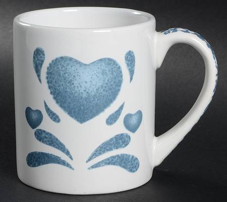 Blue Hearts (Corelle) Mug