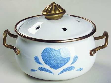 Blue Hearts (Corelle) Metal Potpourri