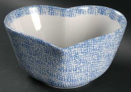 Blue Hearts (Corelle) 9" Heart Shaped Bowl