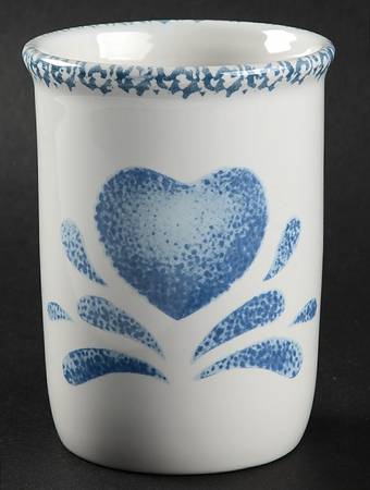 Blue Hearts (Corelle) China Bathroom Tumbler