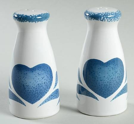 Blue Hearts (Corelle) Salt & Pepper Set
