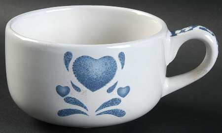 Blue Hearts (Corelle) Snack Cup