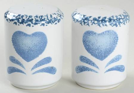 Blue Hearts (Corelle) Salt & Pepper Set