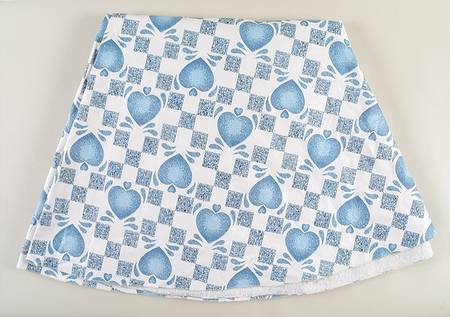 Blue Hearts (Corelle) 72" Round Tablecloth