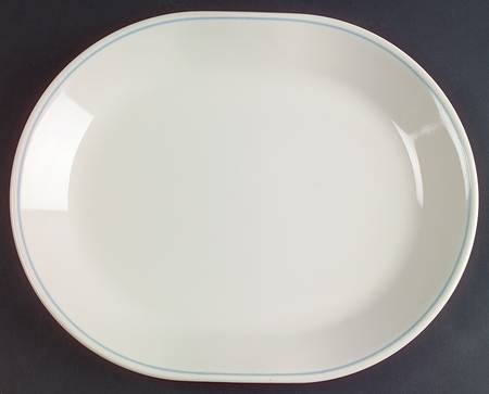 Blue Lily (Corelle) 12" Oval Serving Platter