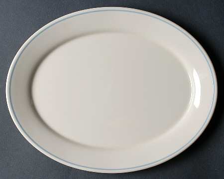 Blue Lily (Corelle) 11" Oval Serving Platter