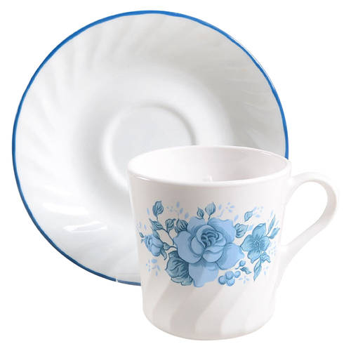 Blue Velvet (Corelle) Mug/Cup & Saucer Set