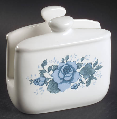 Blue Velvet (Corelle) Napkin Holder
