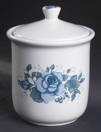 Blue Velvet (Corelle) Small Canister & Lid