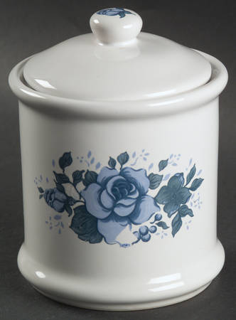 Blue Velvet (Corelle) Small Canister & Lid