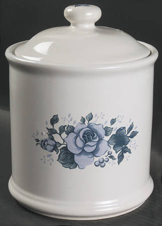 Blue Velvet (Corelle) Extra Large Canister & Lid