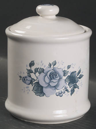 Blue Velvet (Corelle) Medium Canister & Lid