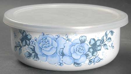 Blue Velvet (Corelle) 7" Metal Bowl & Plastic Lid