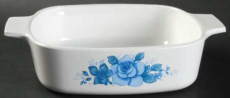 Blue Velvet (Corelle) 1 Quart Square Casserole No Lid