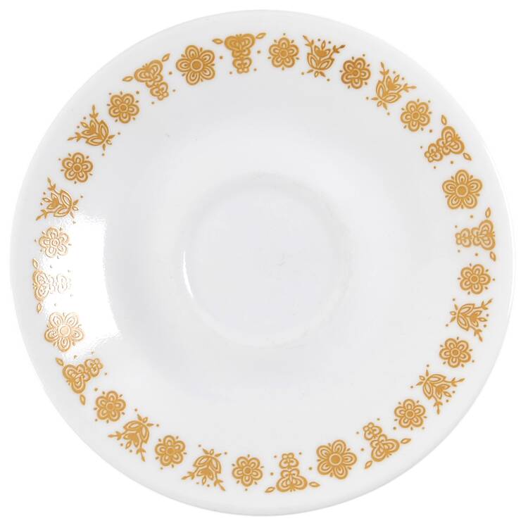 Butterfly Gold (Corelle) Saucer for Flat Cup