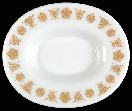 Butterfly Gold (Corelle) Underplate for Gravy Boat