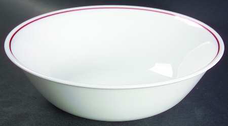 Burgundy (Corelle) 8" Round Vegetable Bowl by Corning Corelle