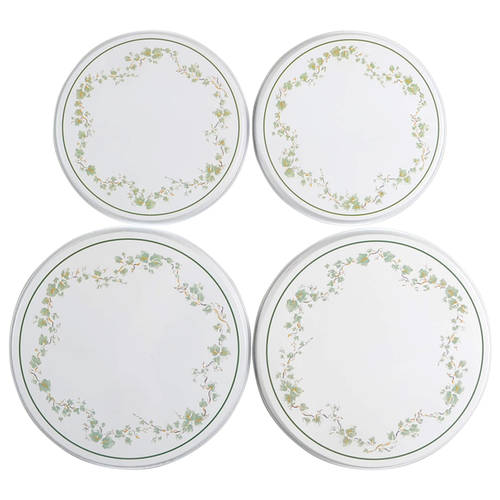 Callaway (Corelle) (Set/4) Tin Stove Covers-2 8" & 2 10" Round Covers