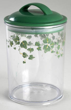 Callaway (Corelle) Small Acrylic Canister & Lid